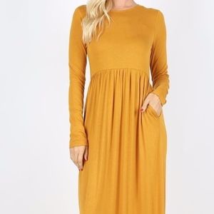 Mustard Staple Maxi Dress